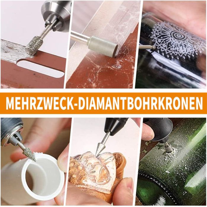 Si Fang Diamentowe frezy/trzpień szlifierski 20 sztuk