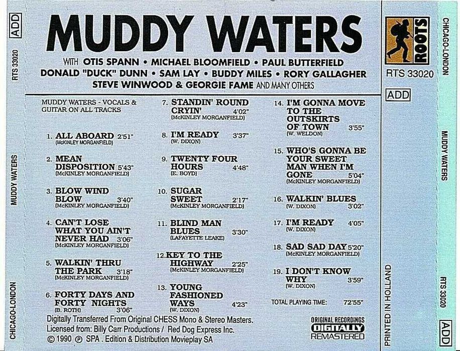 Muddy Waters - Chicago - London - near MINT - made in Holland