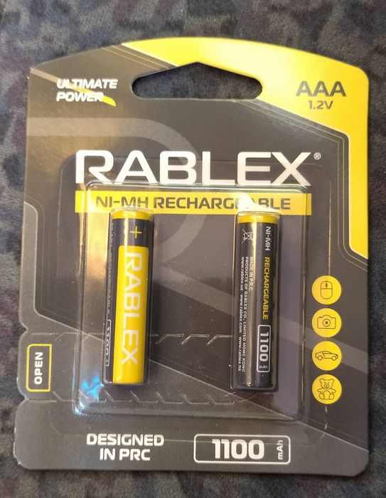 Акумулятор Rablex АА, ААА 2шт на блістері