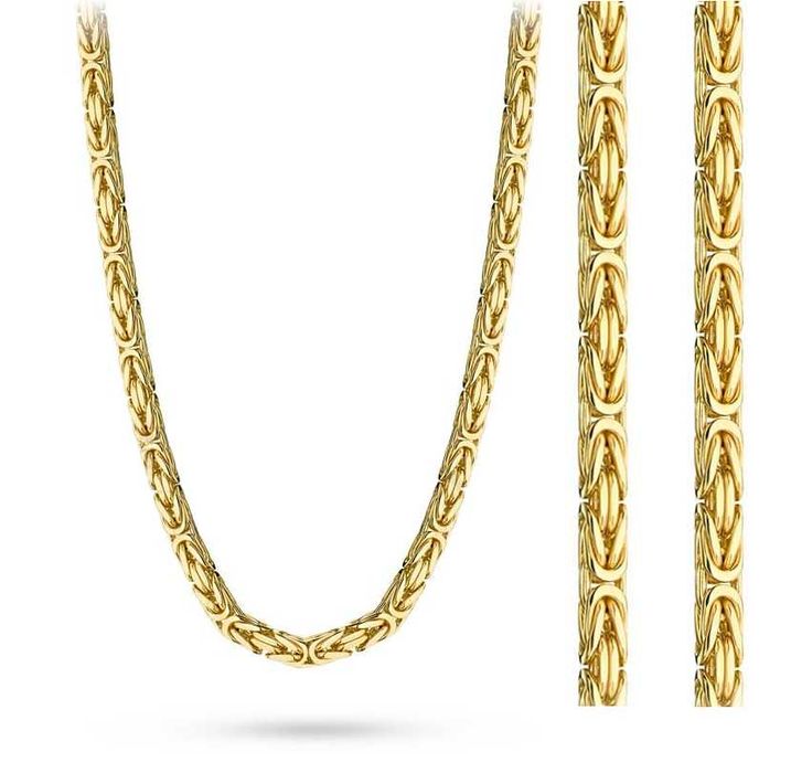 Łańcuszek Złoty Splot Królewski 4,10 mm pr 585