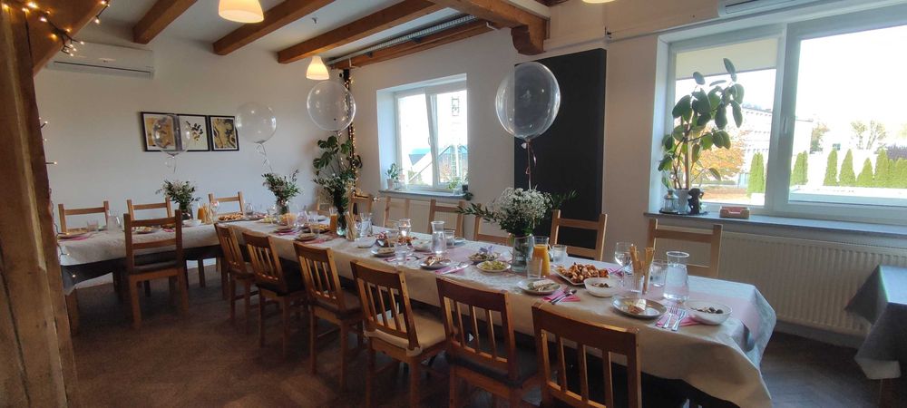 wynajem - przyjęcie weselne, chrzciny, komunia, uroczystość rodzinna