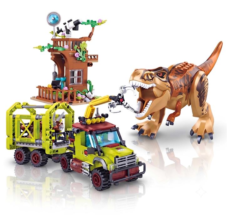 Конструктор Jurassic World Порятунок трицератопса FC3738 517 деталей