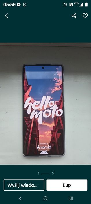 Motorola g85 fioletowa