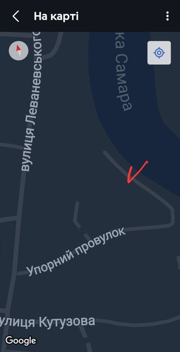 Продам участок на берегу реки в Новомосковске