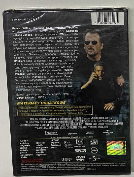 Szakal film dvd idealna na prezent nowa