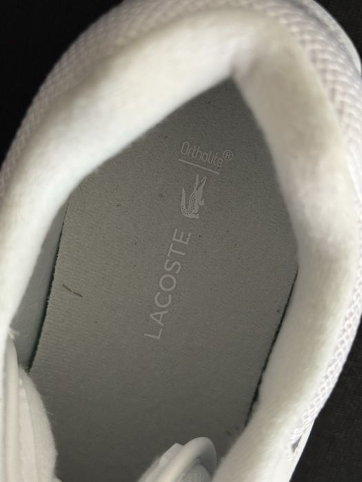 Lacoste Lineshot White 42 - Nunca Usado