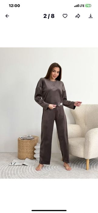 Велюрова піжама S-XL ,різні кольори