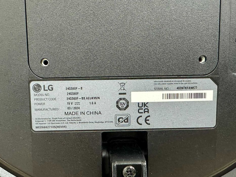 Monitor LG 24GS60F-B | 180Hz