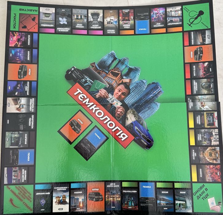 Настільна гра. ТЄМКОЛОГІЯ