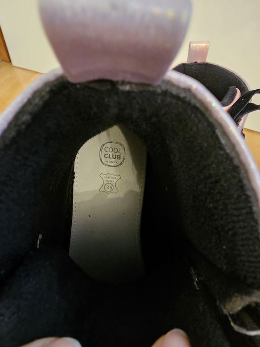 Buty jesienne zimowe botki kozaki 35