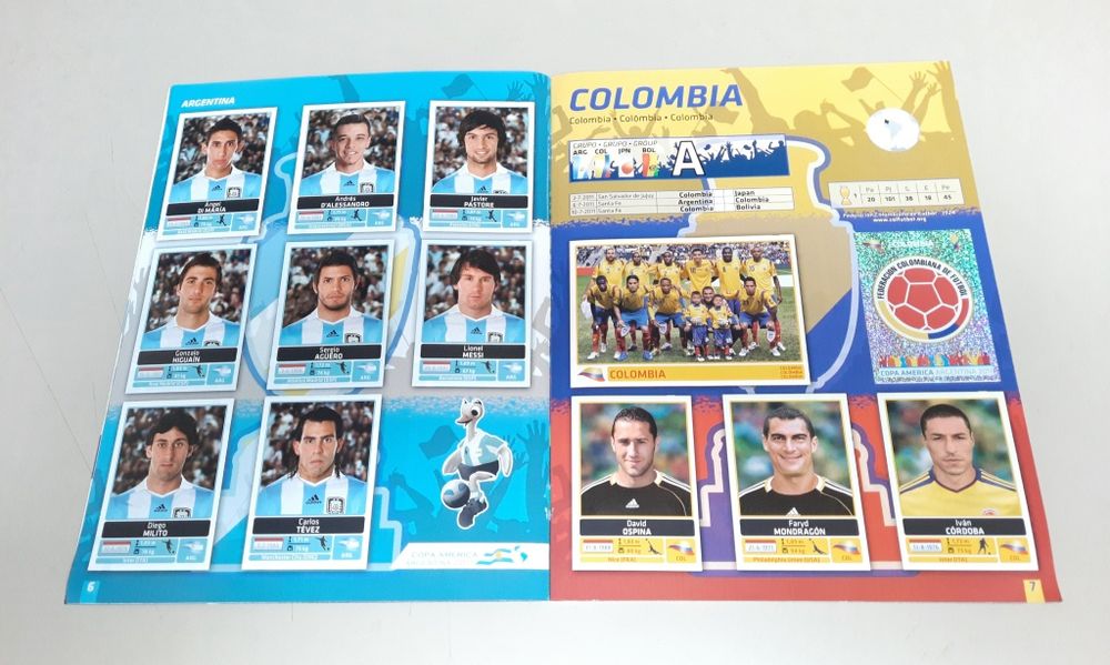 Caderneta completa Copa América 2011 panini