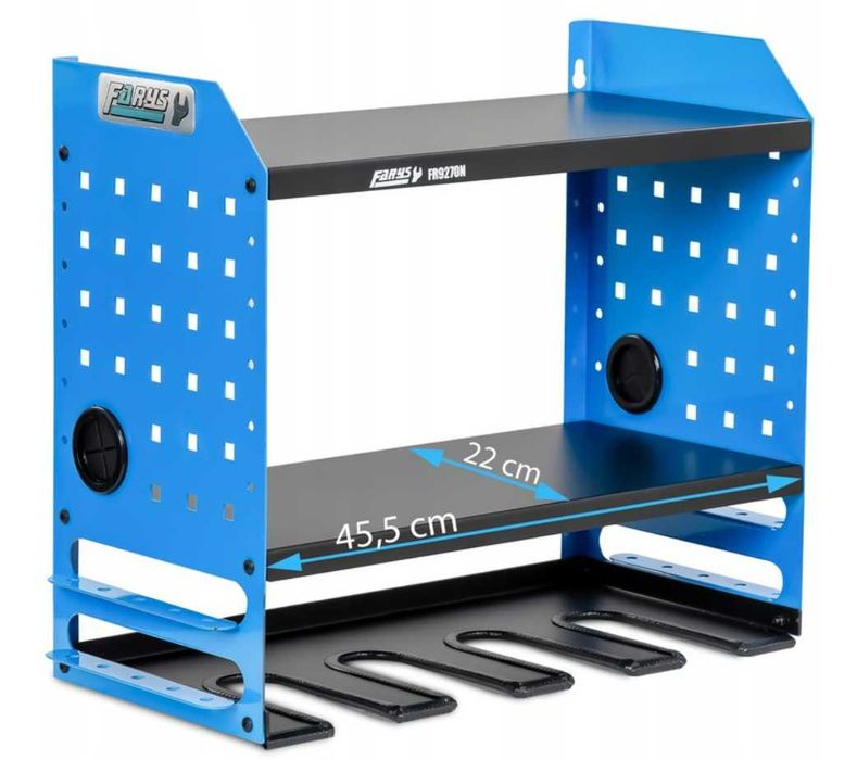 Металева полиця для електро інструментів, шуруповерта, гайкокрута