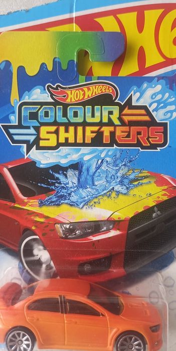 Mitsubishi lancer evolution hot wheels colour shifters