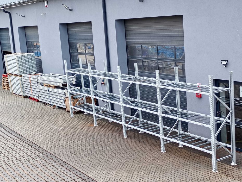 Regał półkowy H300cm belka 205cm 400kg promocja magazyn warsztat hala