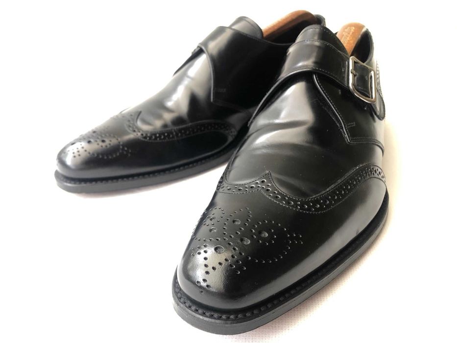Полностью кожаные монки от Loake в идеальном состоянии