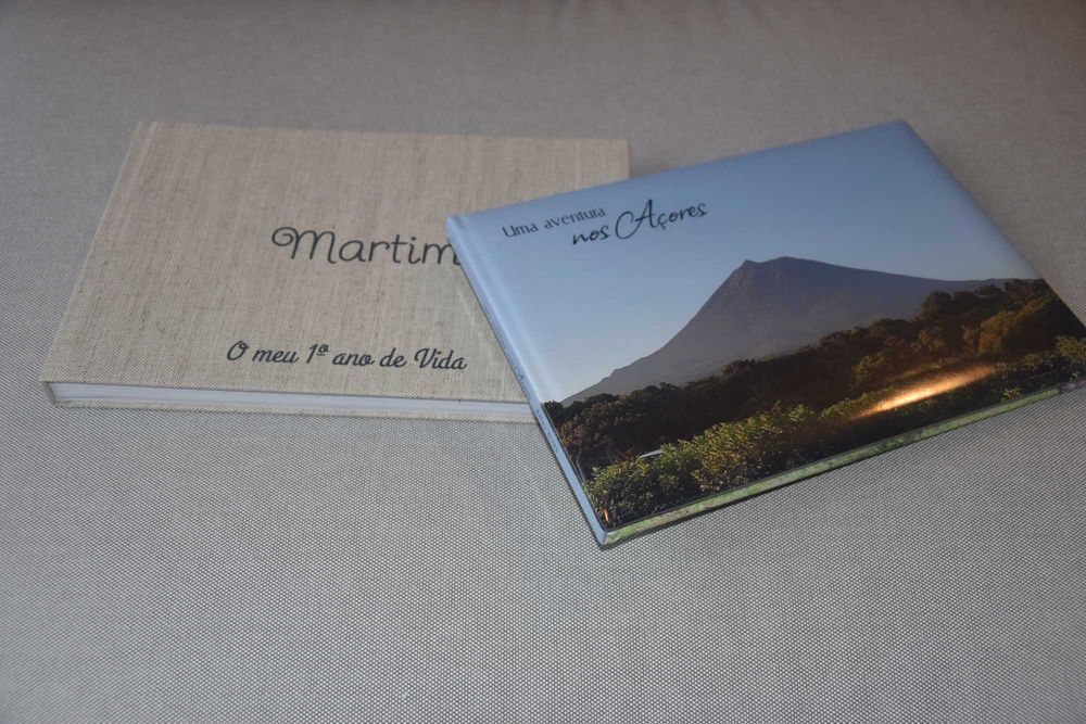 Álbum de fotografia: casamento, batizado, bebé, aniversário, viagem,..