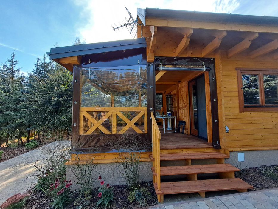 Osłona Zabudowa Tarasu Altanki Całoroczne Taras, Altana , Wiata