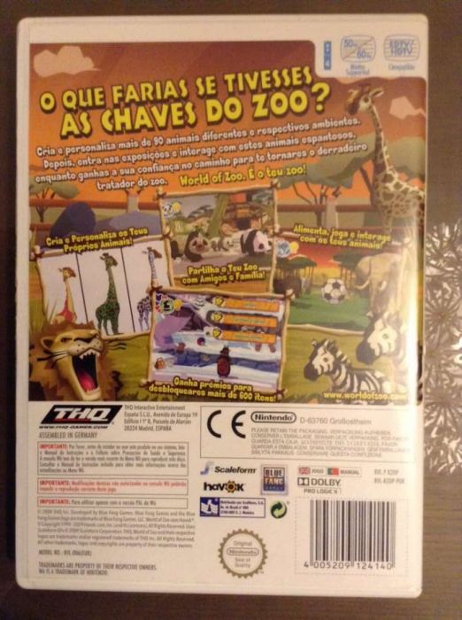 Jogo Wii World of Zoo
