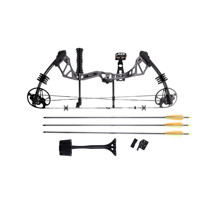 Łuk bloczkowy Poe Lang Anvil  5-55 lb 15-27" szary