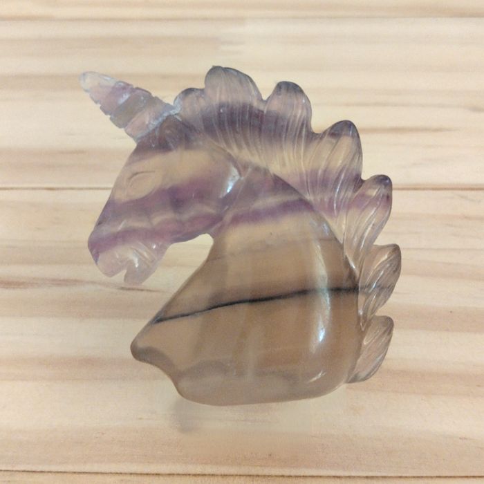 Unicórnio em Fluorite