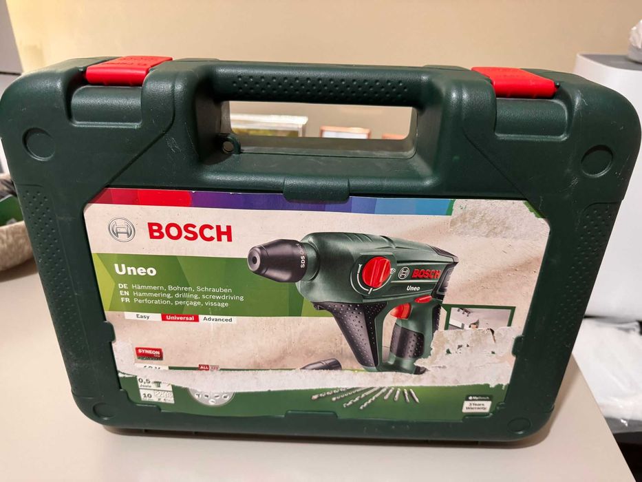 Bosch UNEO 12V – 2 Baterias + Mala (Bom Estado)