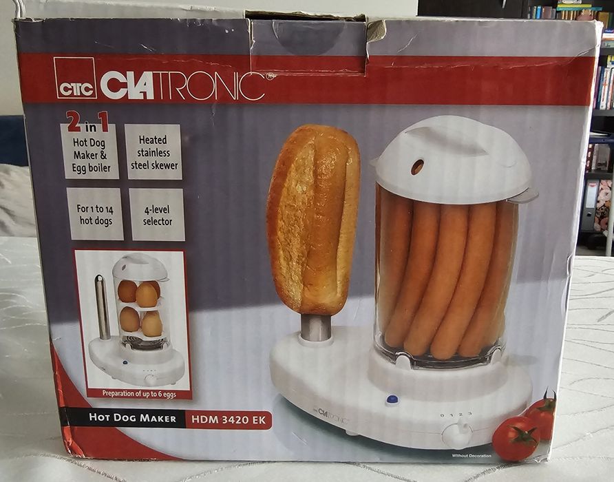Urządzenie do hot dogów i gotowania jajek Clatronic HDM 3420 EK 350 W