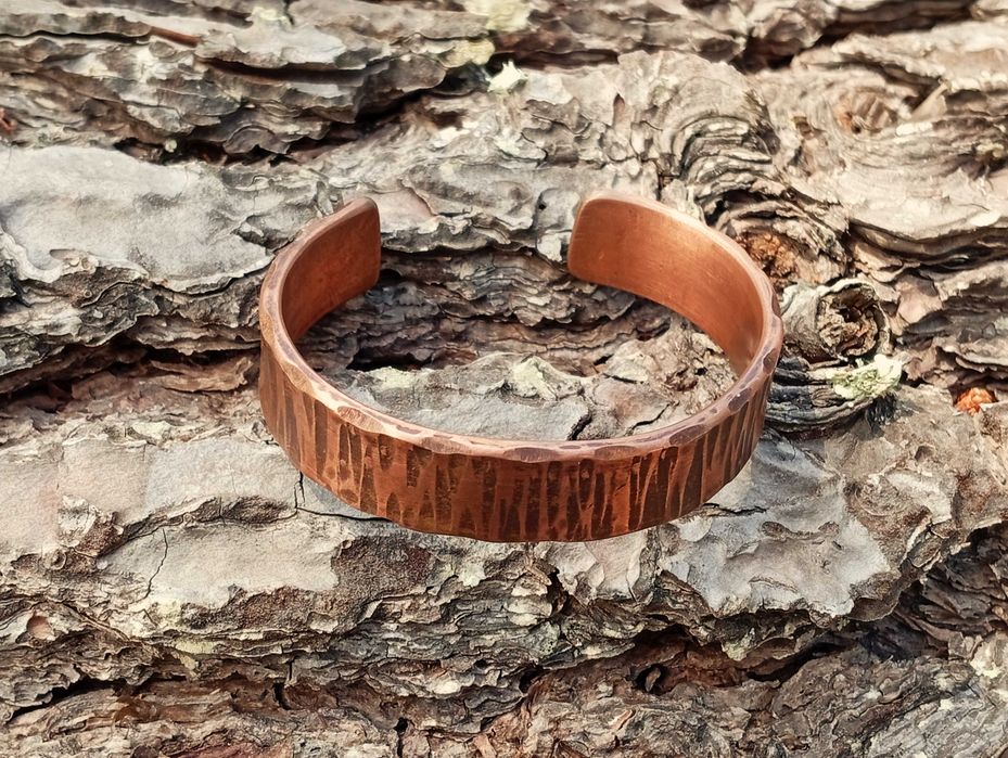 Pulseira Grossa e Pesada em Cobre Verdadeiro - Pulseira Terapeutica e energética - Outros modelos disponiveis