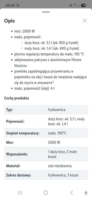 Frytkownica z 3 koszami Silvercrest
