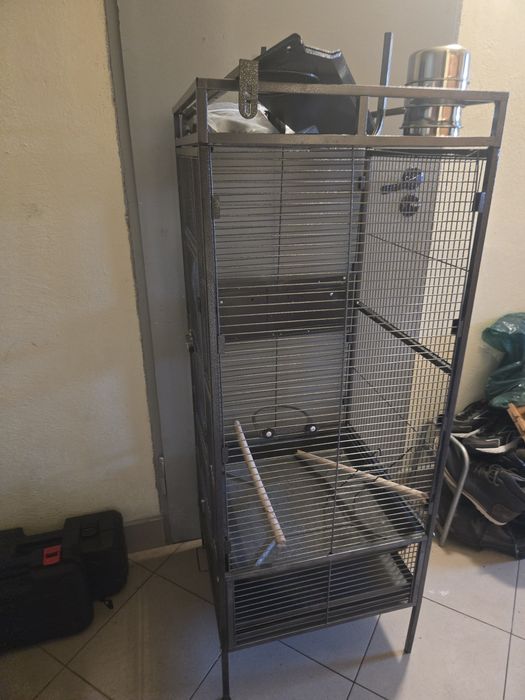 Duża klatka dla papug