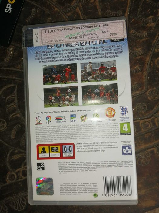 jogo pes2012 PSP