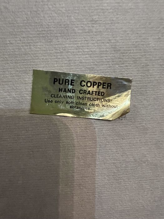 Quadro em cobre Antílope Africano Africa feito à mão