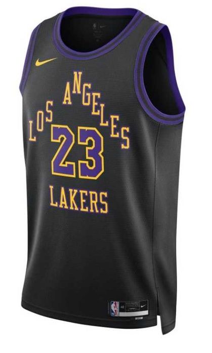 koszulka meska Nike LeBron James Los Angeles Lakers  City Edition Dri-FIT NBA Swingman r. XL