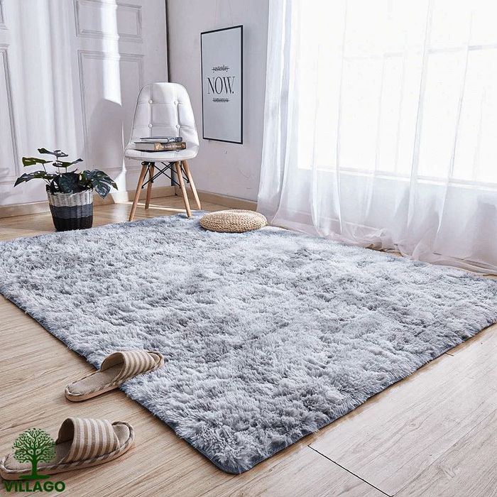NOWY Dywan Villago Shaggy Silver - Jasny Szary 130x190 Miękki Puszysty