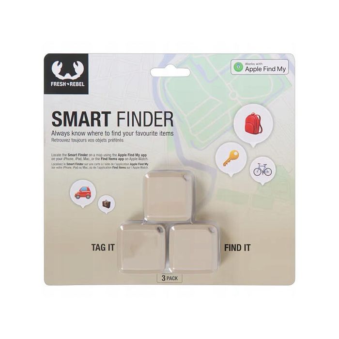 Lokalizator GPS Smart Finder Apple Fresh ’n Rebel 3 szt. Beżowy