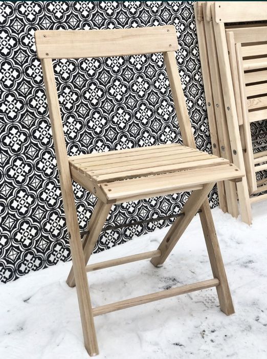 Стілець розкладний. Стул складной. Дерев'яний стілець