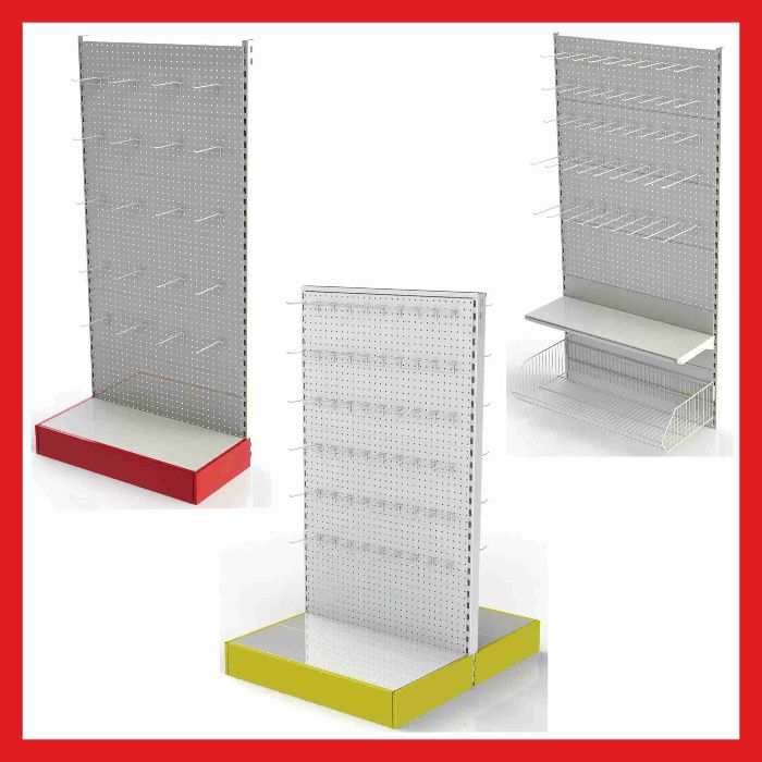 Торгове обладнання, Меблі, Металеві Стелажі для Магазину