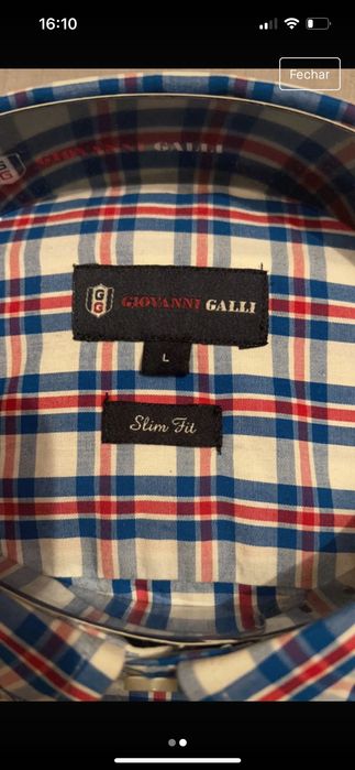 Camisa xadrez nova