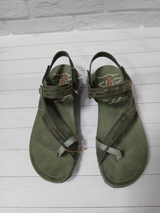 Сандалии Merrell Terran Convertible II из зеленой кожи