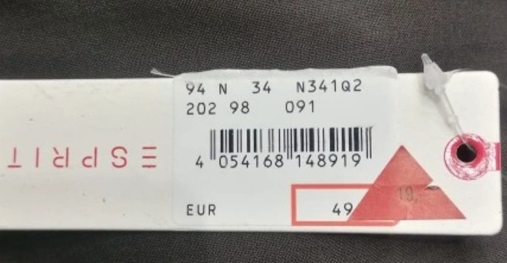 R) ESPRIT męskie spodnie materiałowe long Roz.34