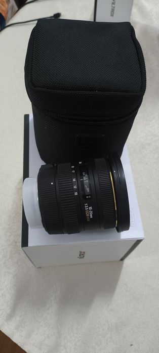 Sigma 10-20mm como nova, livre de fungos em perfeito estado.
