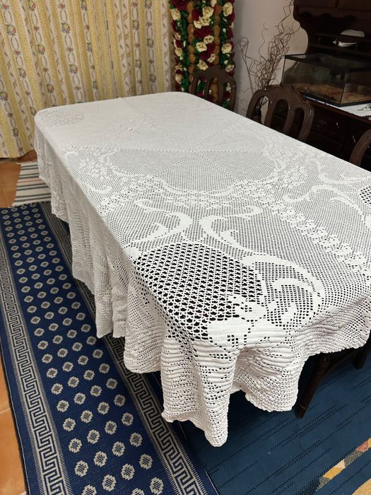 Toalha de mesa em renda