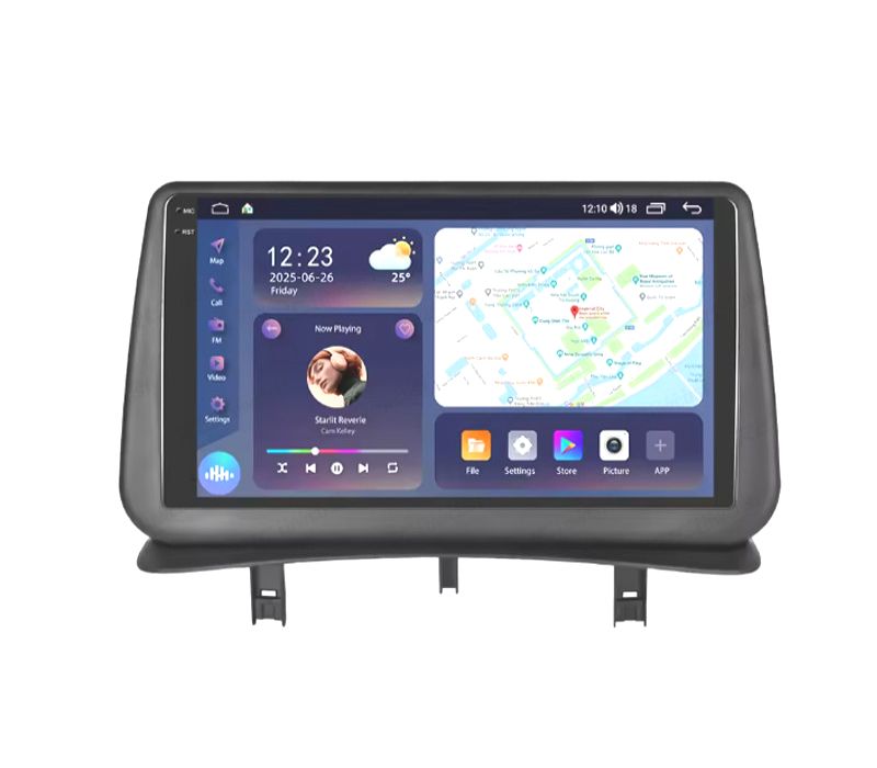 RÁDIO GPS ANDROID 13 RENAULT CLIO 3 05-14