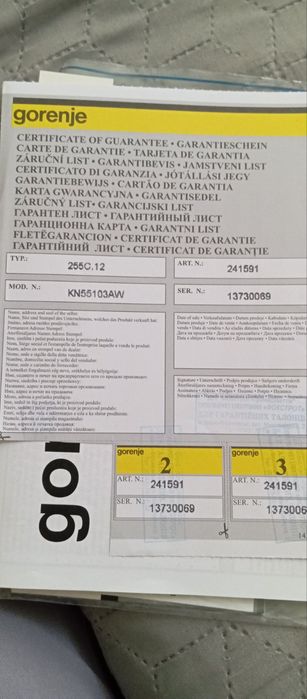 Газова плита Gorenje (комбінована)