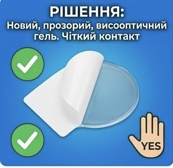 Гелева підкладка під датчик дощу (універсальна) / Заміна лобового скла