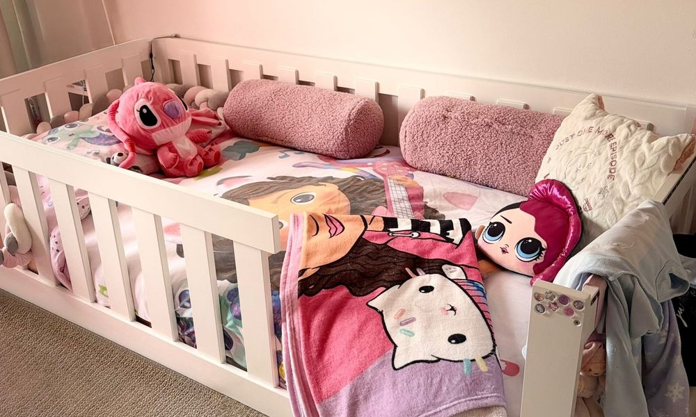 Cama Criança Montessori Branca ( sem colchão )