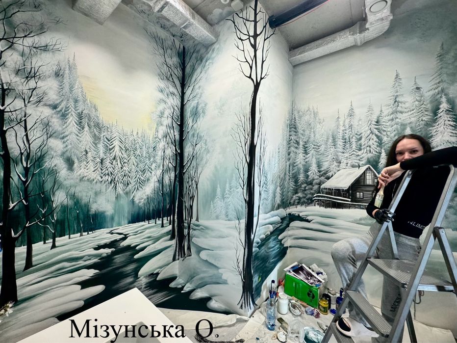 Розпис стін художник берельєф ліпка ліпнина барельеф