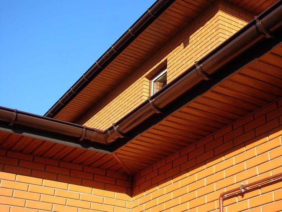 Желоб коричневый  PROFiL 90 мм х 3 м