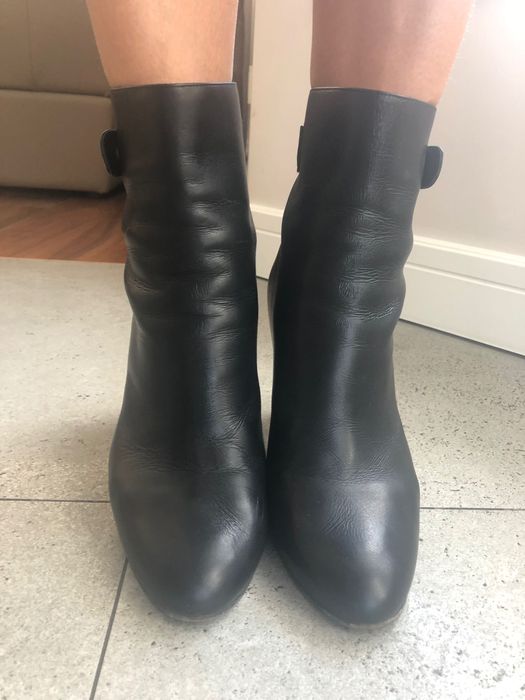 Botki Twinset Super Okazja skórzane