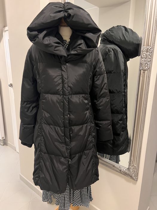Michael kors płaszcz puchowy czarny damski L 40 zimowy