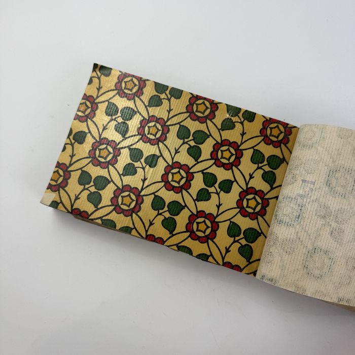 Stary próbnik papierów witrażowych Art Deco / Secesja RBF lata 20/30